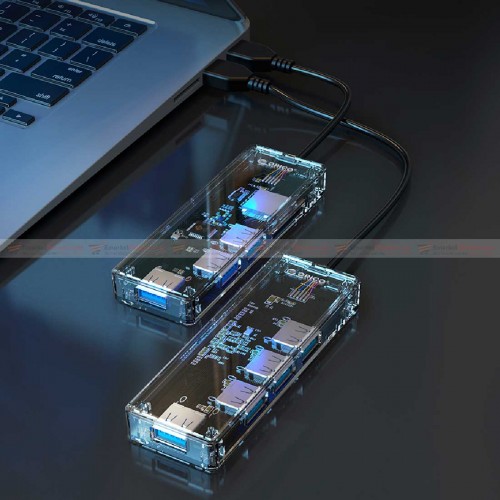 USB HUB 4 PORTS USB 3.0 ความเร็วสูง เชื่อมต่อง่าย ถ่ายโอนไฟล์ได้เร็วยิ่งขึ้น